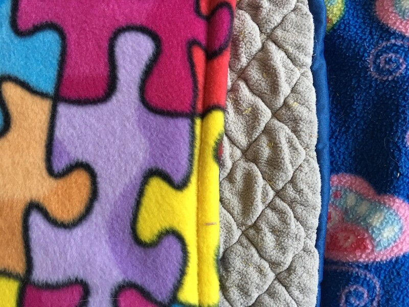 different fleece liner designs